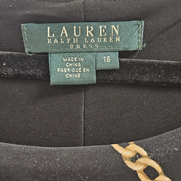 Lauren Ralph Lauren midi dress with chain design - Picture 3 of 4